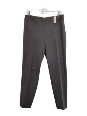 TALBOTS Heritage Stretch Dress Pants Gray Trousers SZ 10p